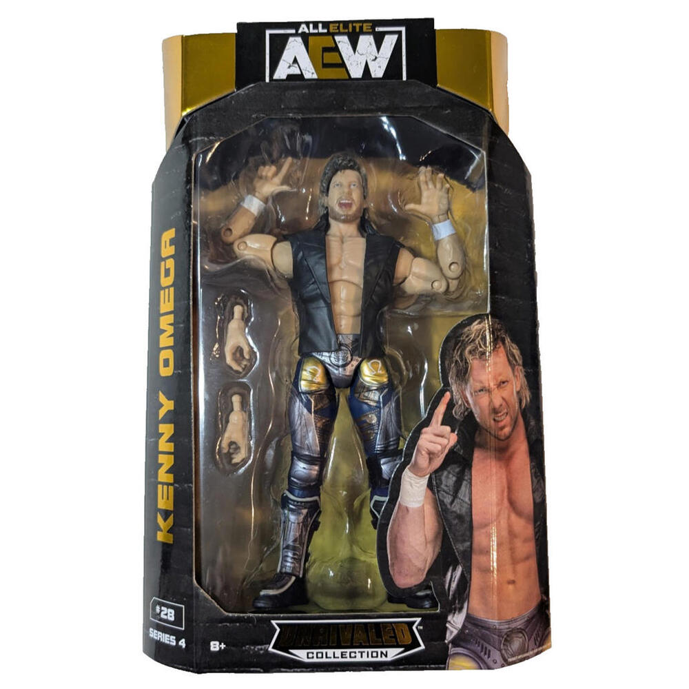 Jazwares AEW Unrivaled Series 4 #28 Kenny Omega Action Figure NIB